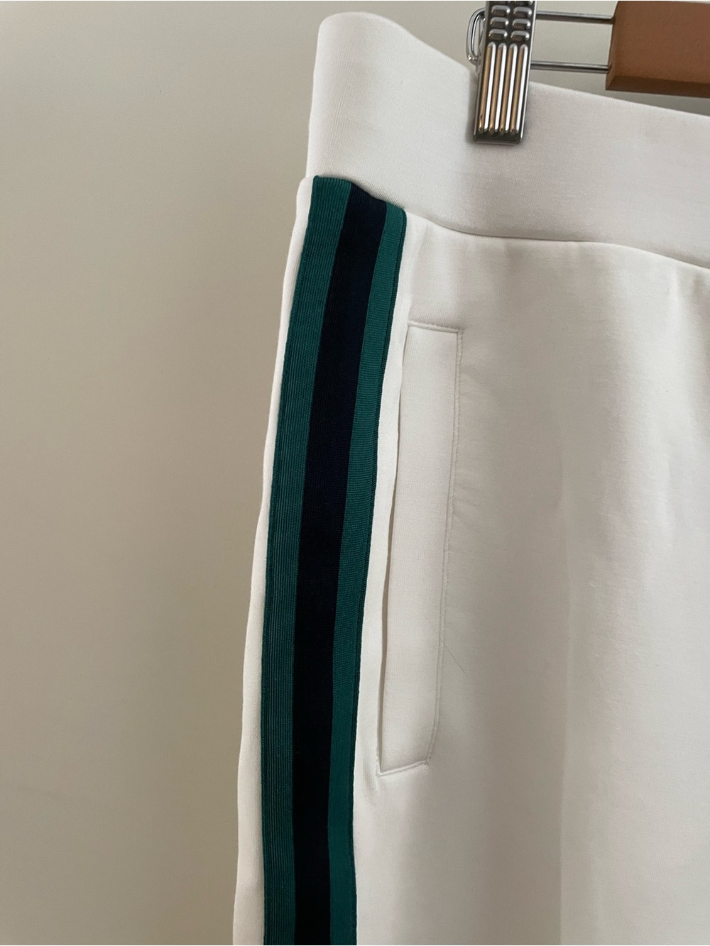 VARLEY Set Track Suit White Pants Side Stripe. Top is Large/Bottom XL EUC - Picture 10 of 14